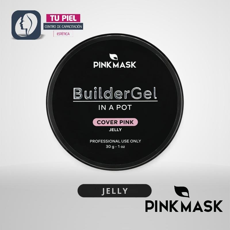 BUILDER GEL IN A POT | JELLY COVER PINK | GEL DE CONSTRUCCIÓN - Imagen 1